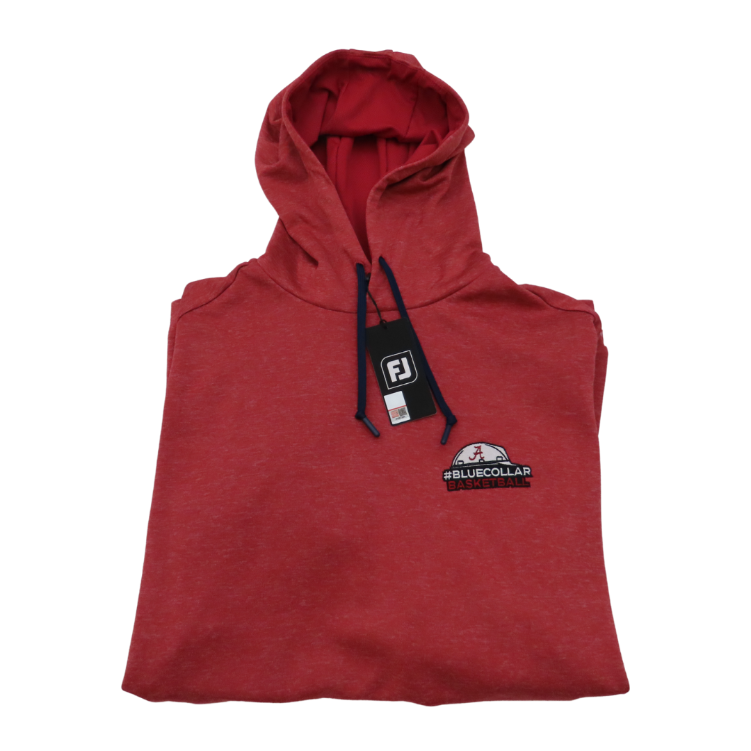 Blue Collar Basketball Red FootJoy Hoody